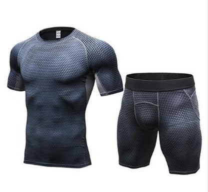 Men'S Casual and Comfortable Compression Muscle Gym Shorts