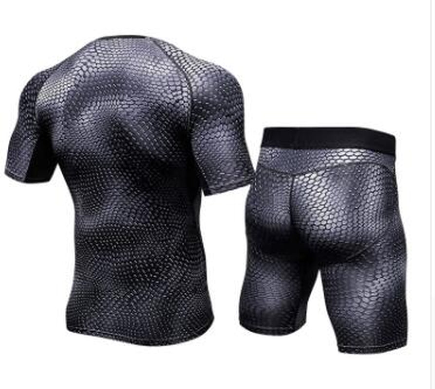 Men'S Casual and Comfortable Compression Muscle Gym Shorts